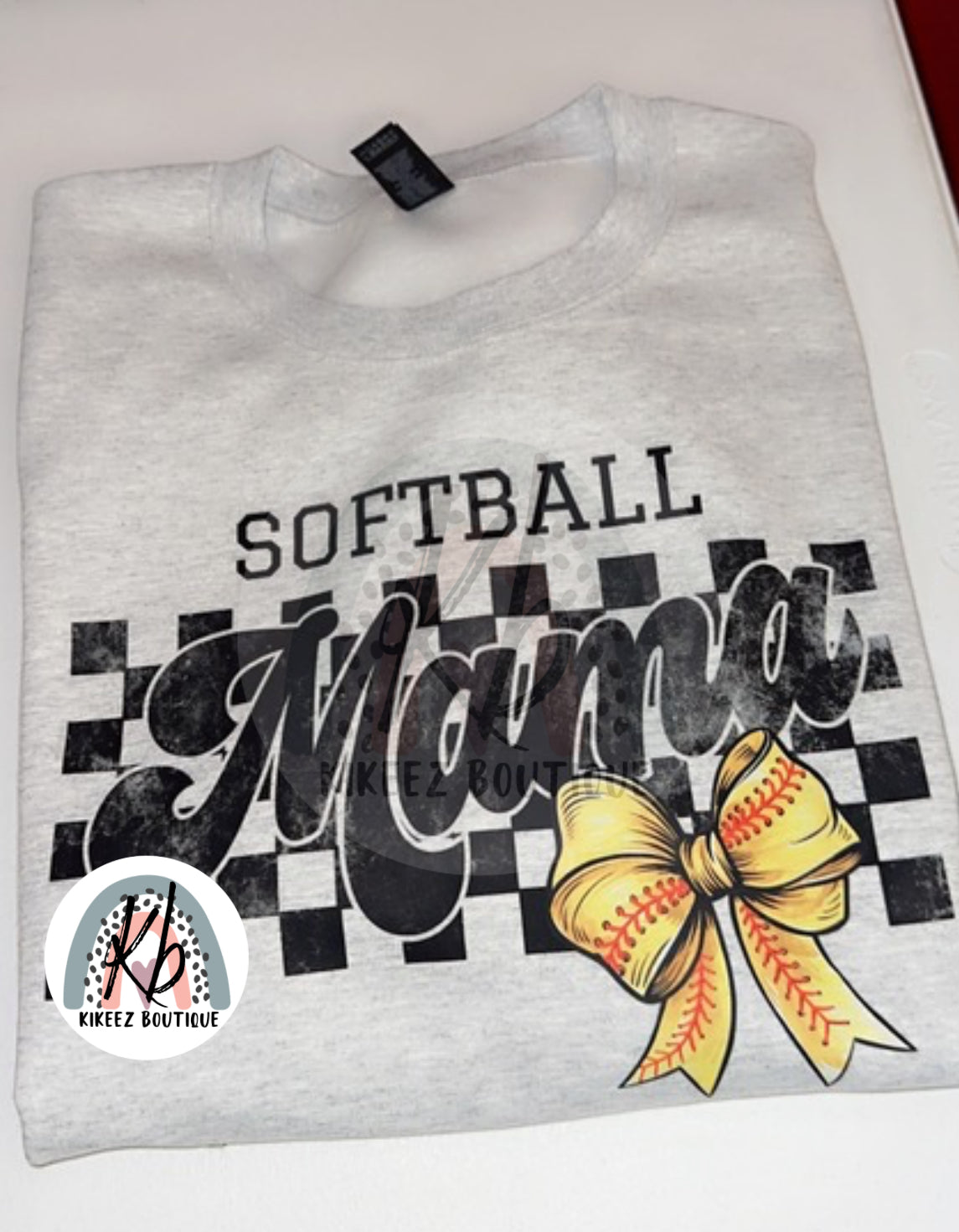 Softball Mama/Coquette Bow