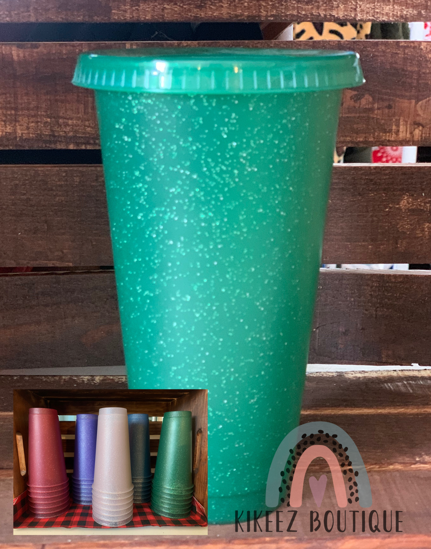 24 oz Reusable Cups (Glitter)