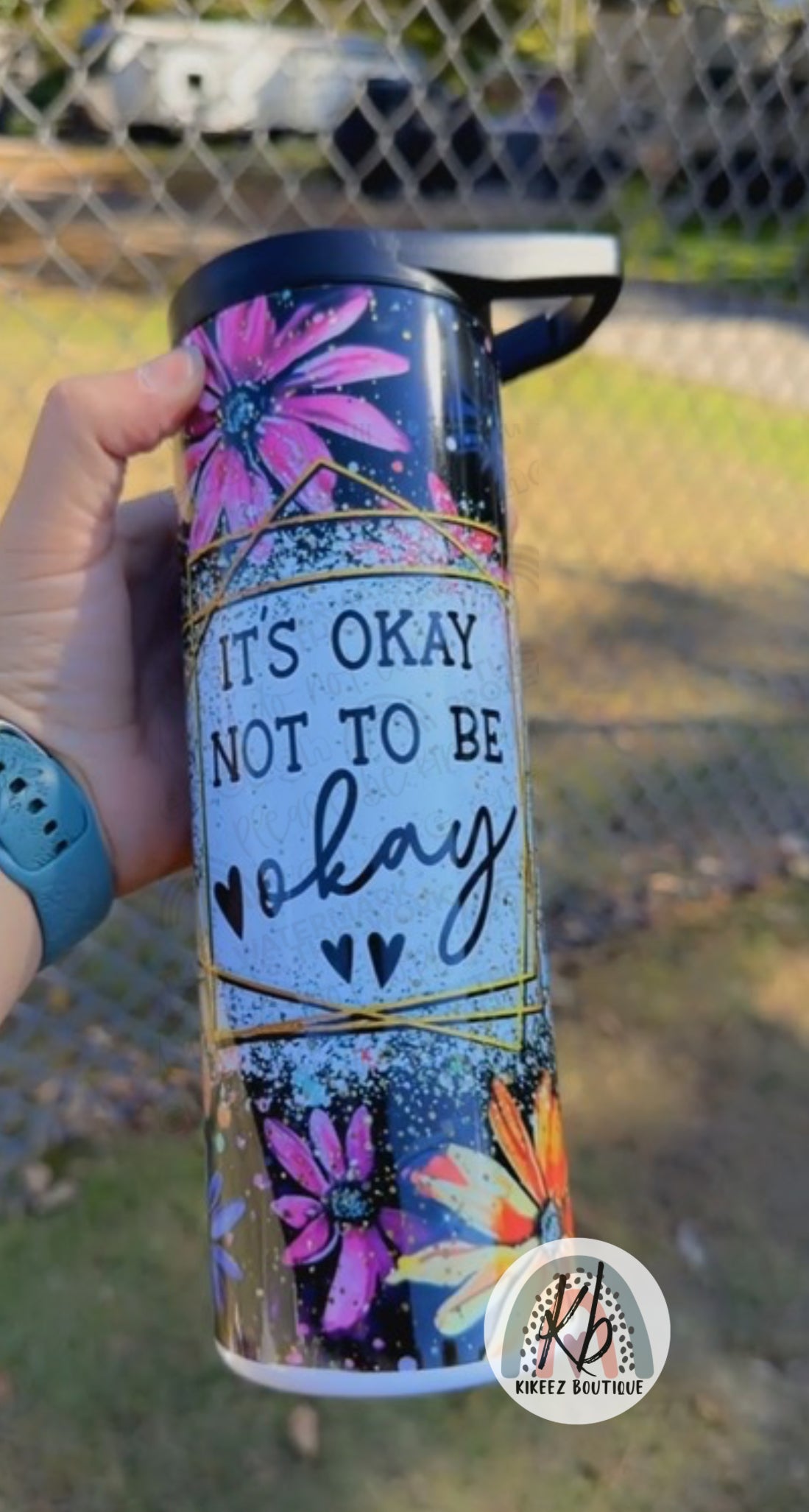 Its Ok not to be ok 20oz tumbler