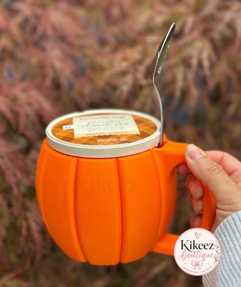 Pumpkin Pint Holder | 3dprinted Ice Cream Holder | Pumpkins