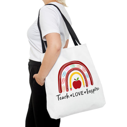 Teach love inspire Teacher Tote bag