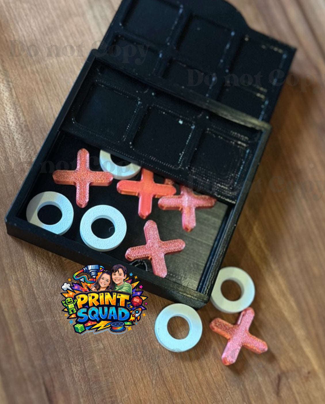 3D Printed Travel Tic Tac Toe Game | Compact & Portable Family Fun
