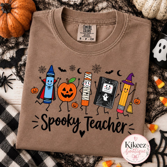 Spooky Teacher | Cute Halloween Teacher Shirt | Graphic tee
