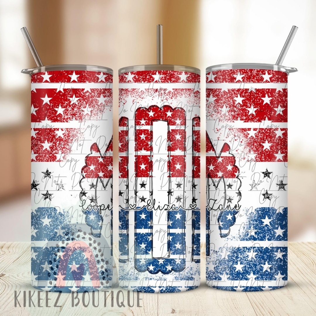 MOM Patriotic Tumbler