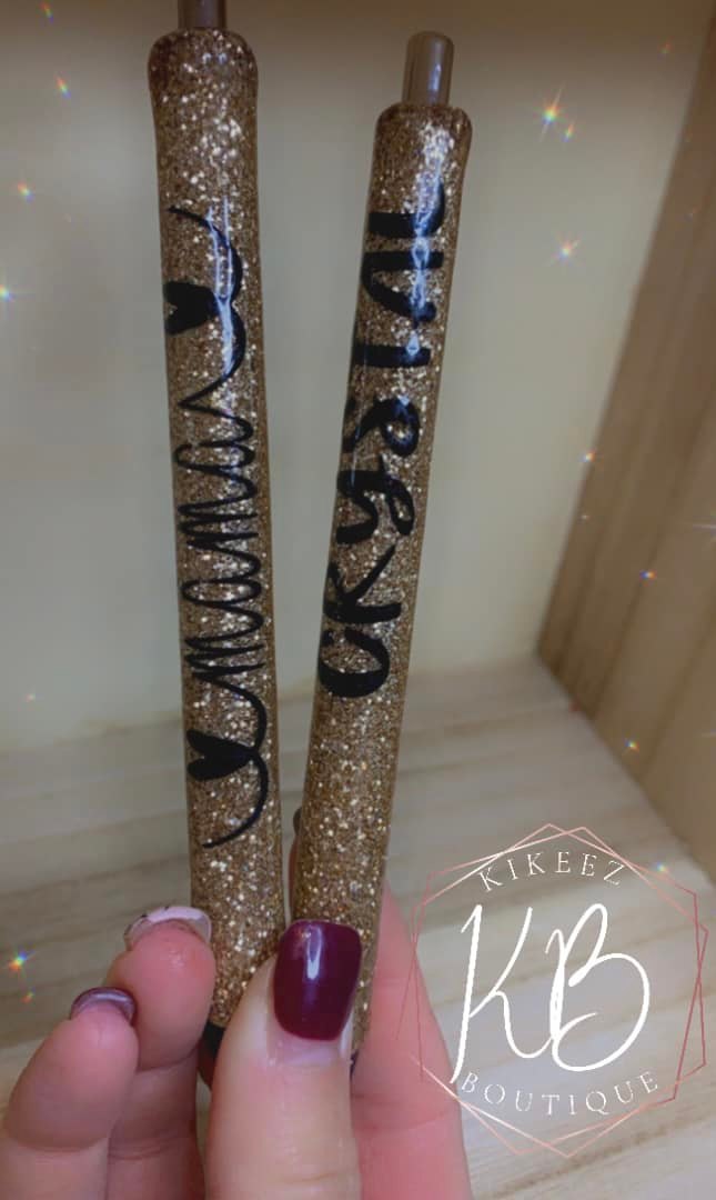Gold Glitter Pen