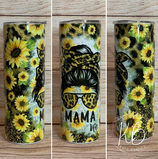 Mama Life Sunflowe Leopard