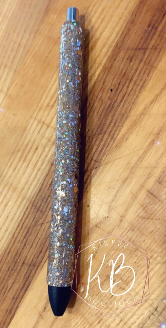 Custom glitter pen